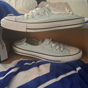 Casual Light Blue Converse Sneakers